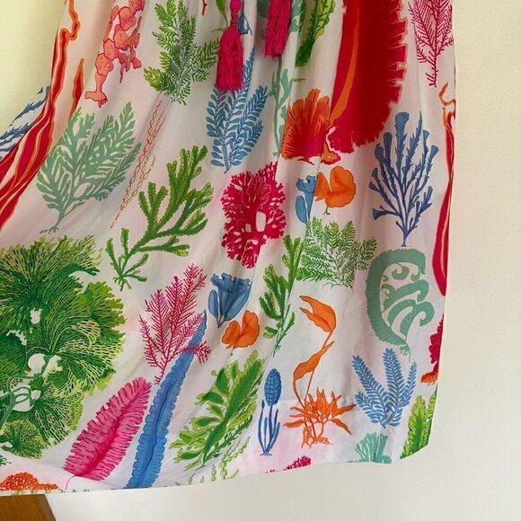 Gretchen Scott Haight Ashbury Skirt/Dress in Various Corals Sea Sway Brights - Picture 5 of 12